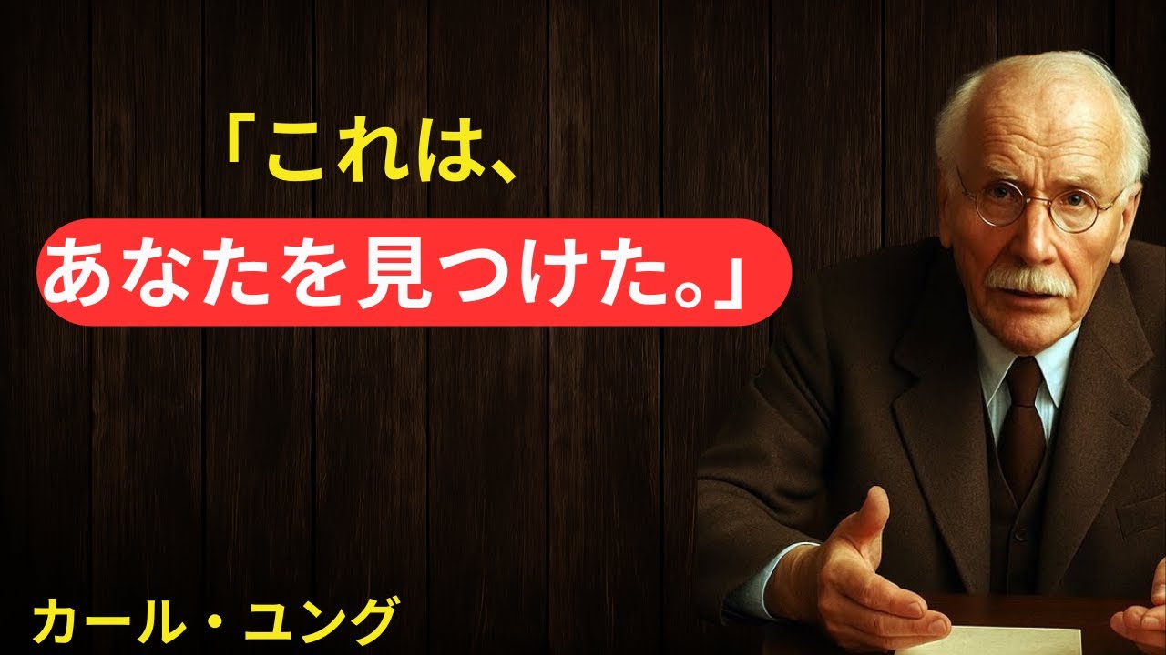 この動画は、必ずあなたに届く――そして、もう二度と現れない｜カール・ユング