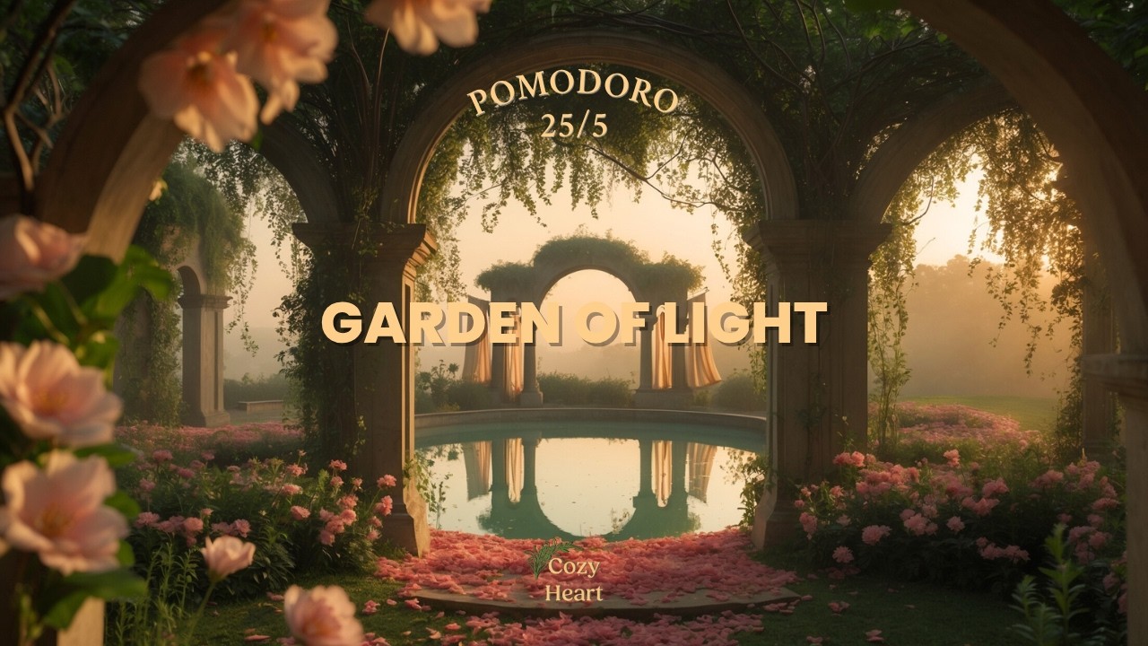 Garden of Light - Ambient Pomodoro Music for Deep Focus, Relaxation and Inner Calm