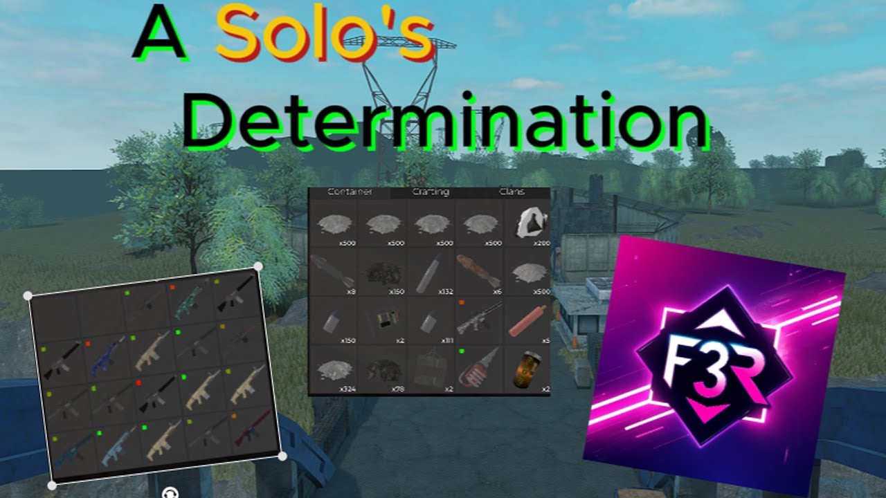 A Solo's Determination - TridentV5 #roblox #rust #gaming #tridentsurvivalv5