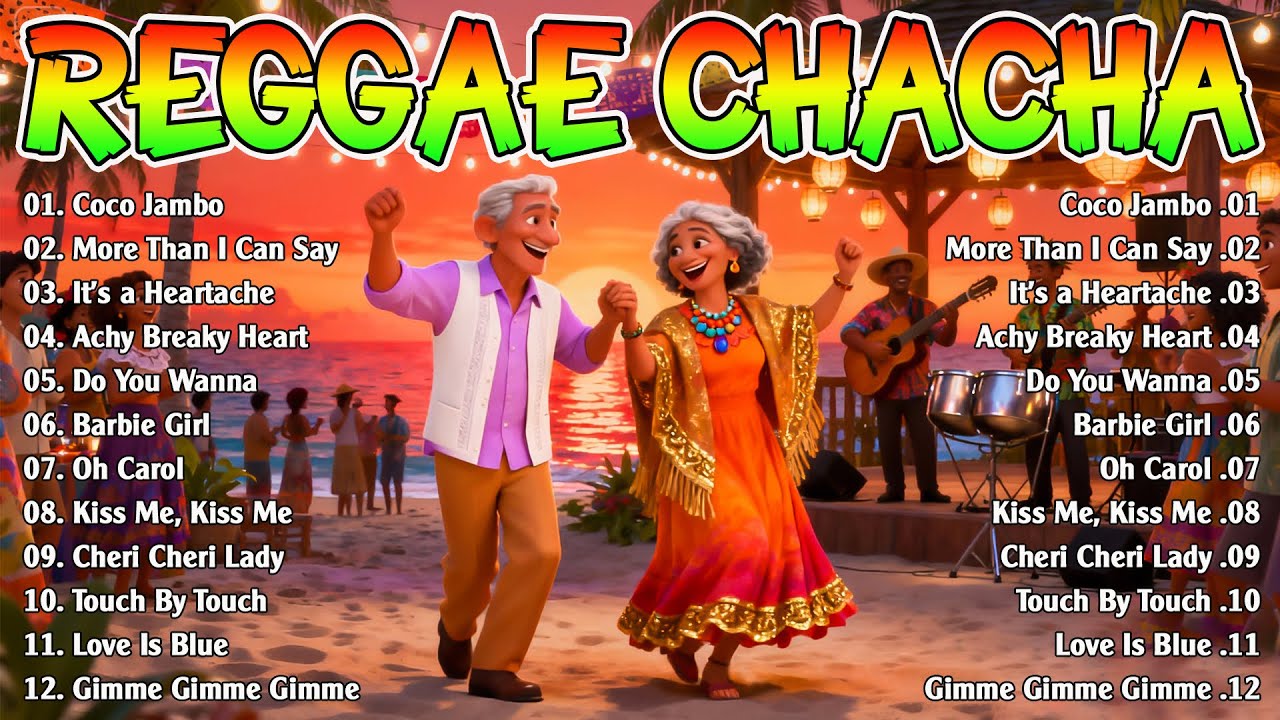 Tropical Dance Party 2025 🌺 Cha Cha Disco Reggae Nonstop Medley