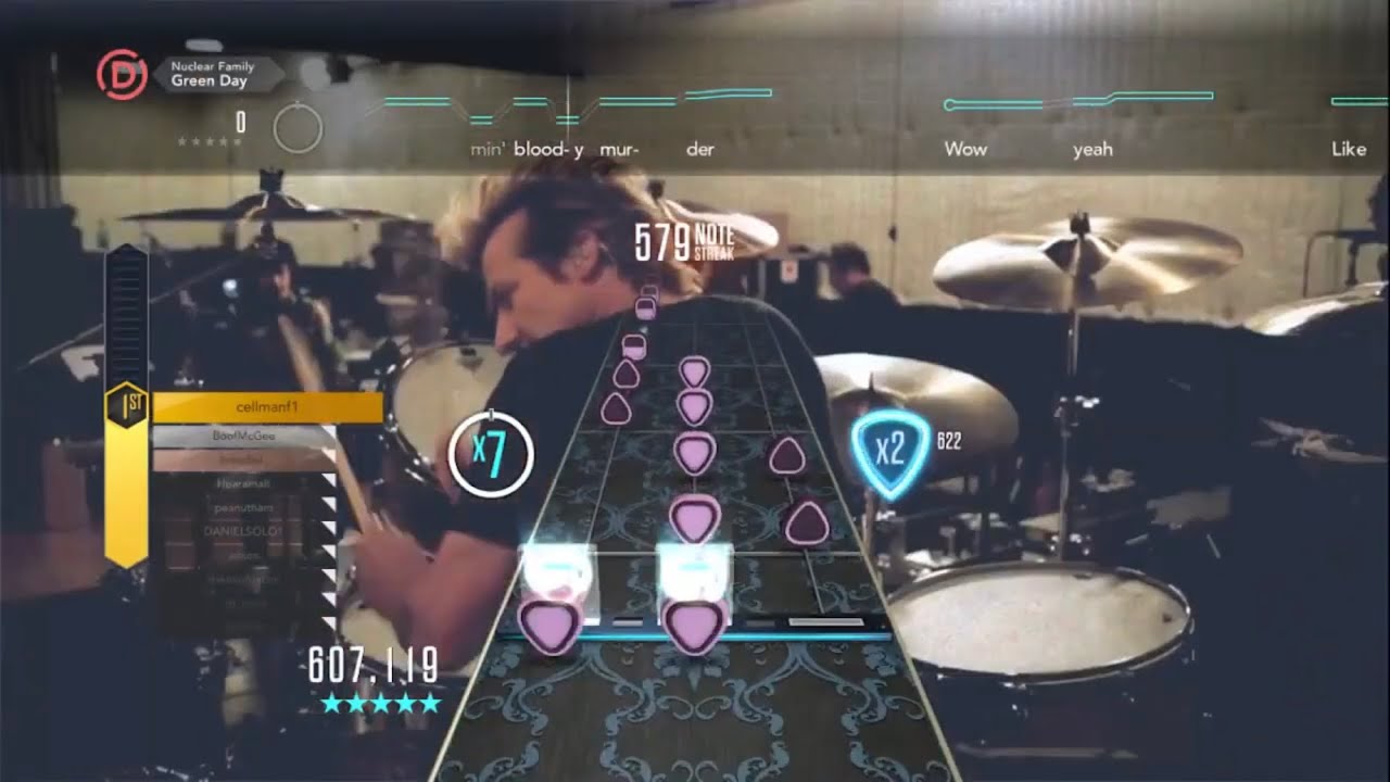 Nuclear Family (Music Video) by Green Day - Expert Guitar FC (GHTV Reloaded)