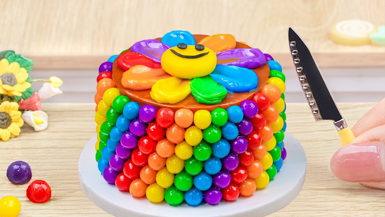 1000+ Mini Chocolate Rainbow Cake Recipes | Beautiful Princess Mini Cake Ideas