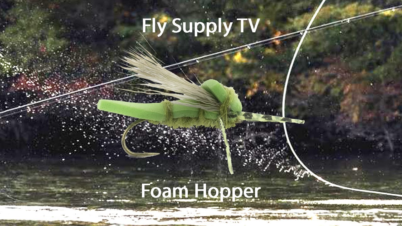 Fly Tying a Foam Hopper - Fly Supply TV