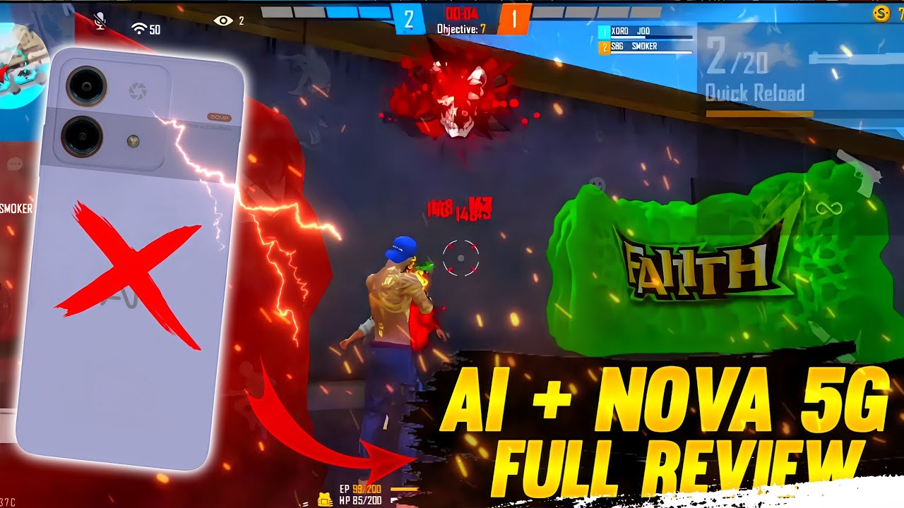 🔥 AI Plus Nova 5G Free Fire Test | Is This Phone Worth Gaming? | Heating + FPS Review
