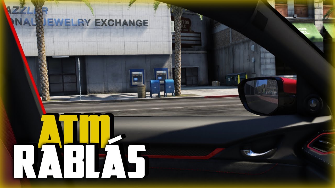 ATM RABLÁSRA FEL! /// GTA5 RP #29