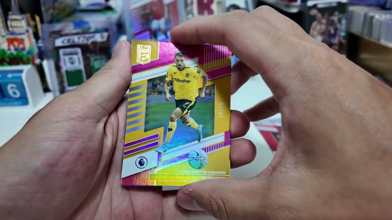 One Pack Mojo Lucky hit from Panini Elite EPL hobby! #sportscards #panini #epl #soccer #tradingcards