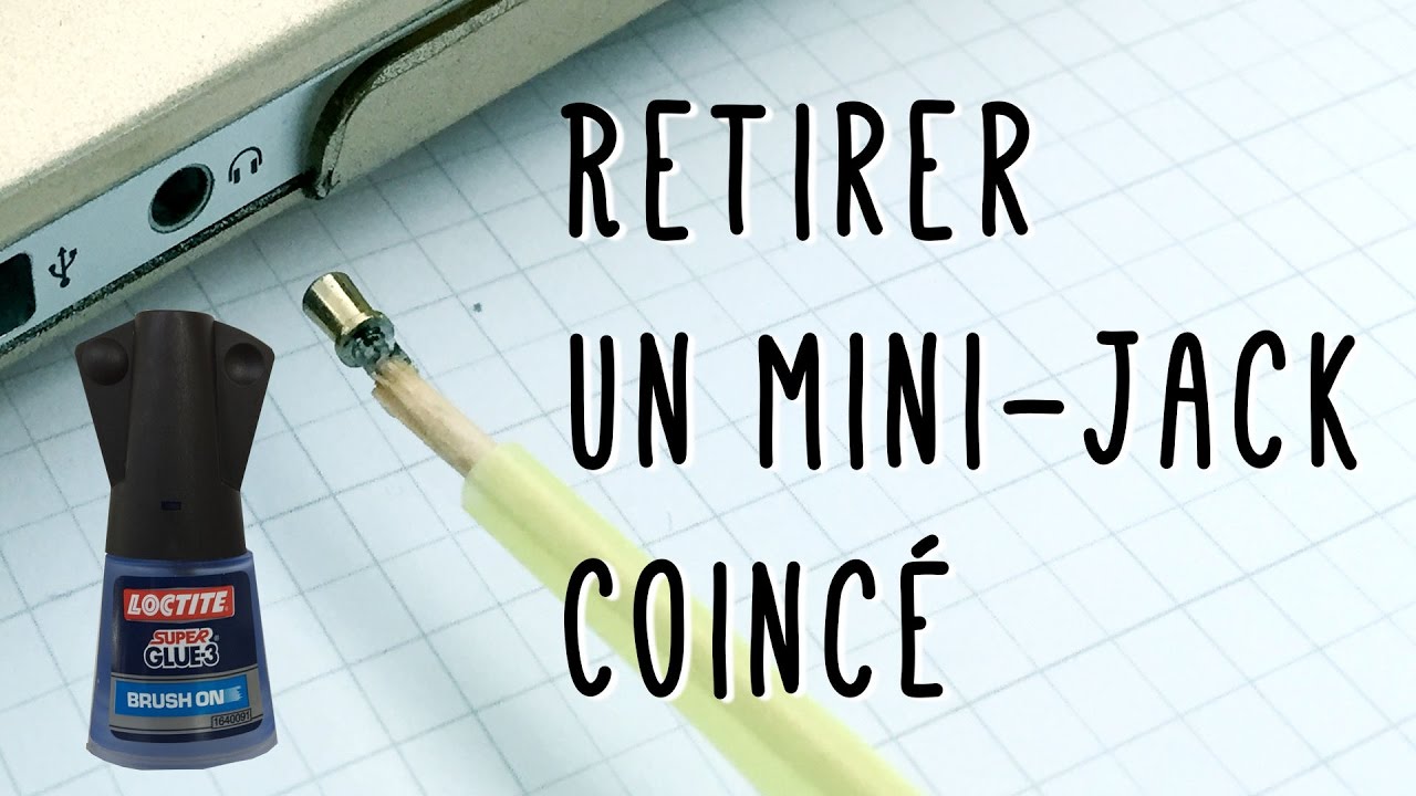 Astuce | Retirer facilement un Jack Cass&eacute; dans un port mini jack