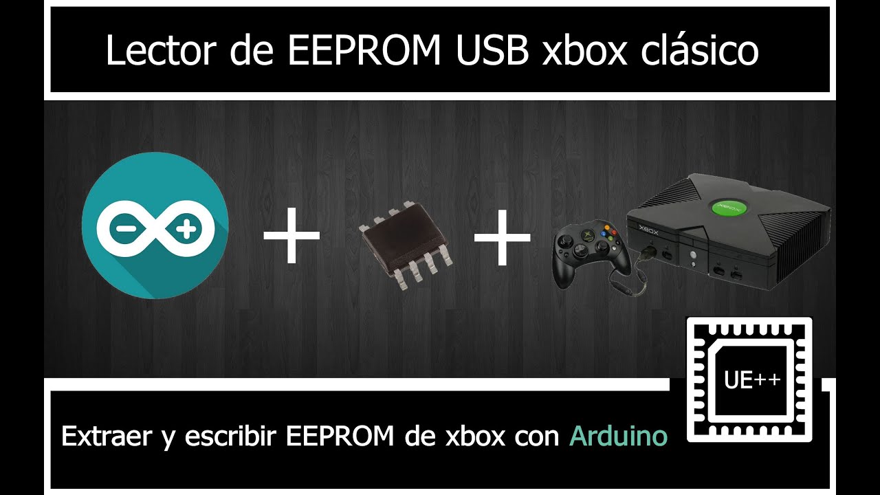 Leer y escribir EEPROM de xbox clásico usando Arduino
