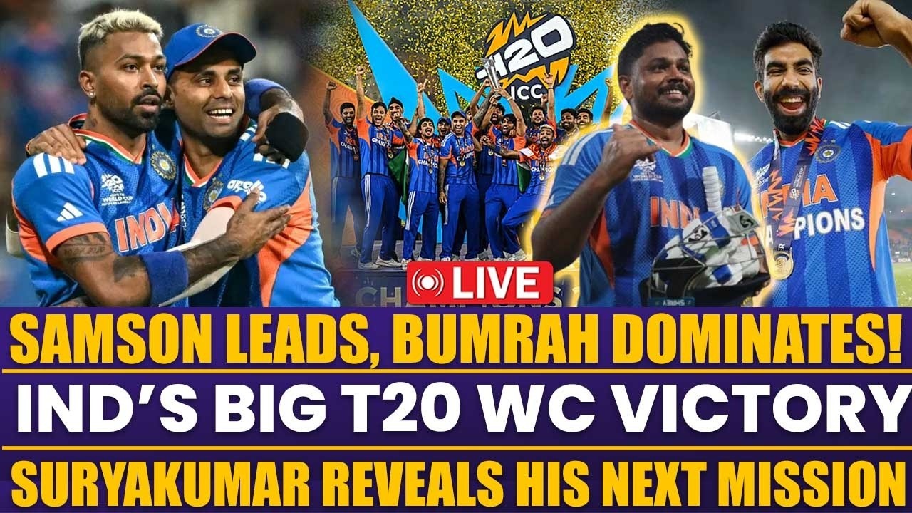 Samson Leads, Bumrah Dominates! | IND’s Big T20 WC Victory | Suryakumar Reveals His Next Mission