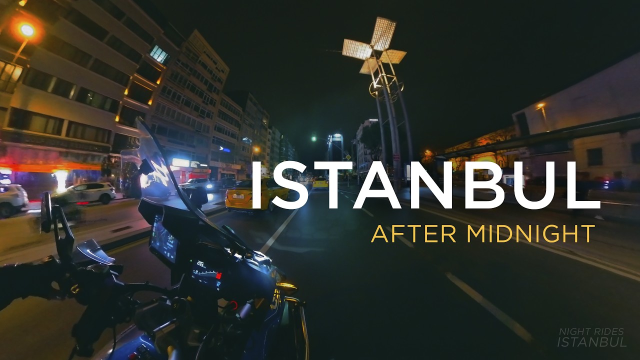 POV: Riding Through Istanbul After Midnight | Night Ride Playlist - 2K Night Ride