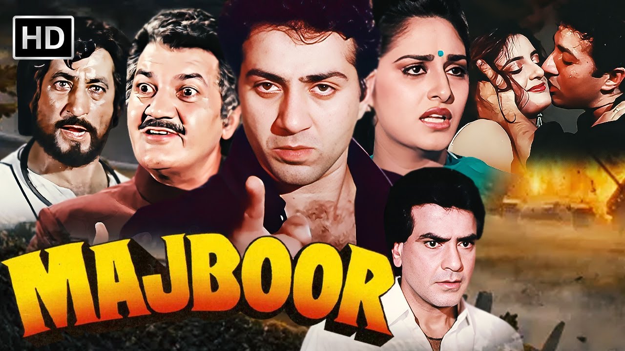 Jeetendra और Sunny Deol की जबरदस्त एक्शन मूवी | Majboor (1989) Full Movie HD | कादर खान, जया प्रदा
