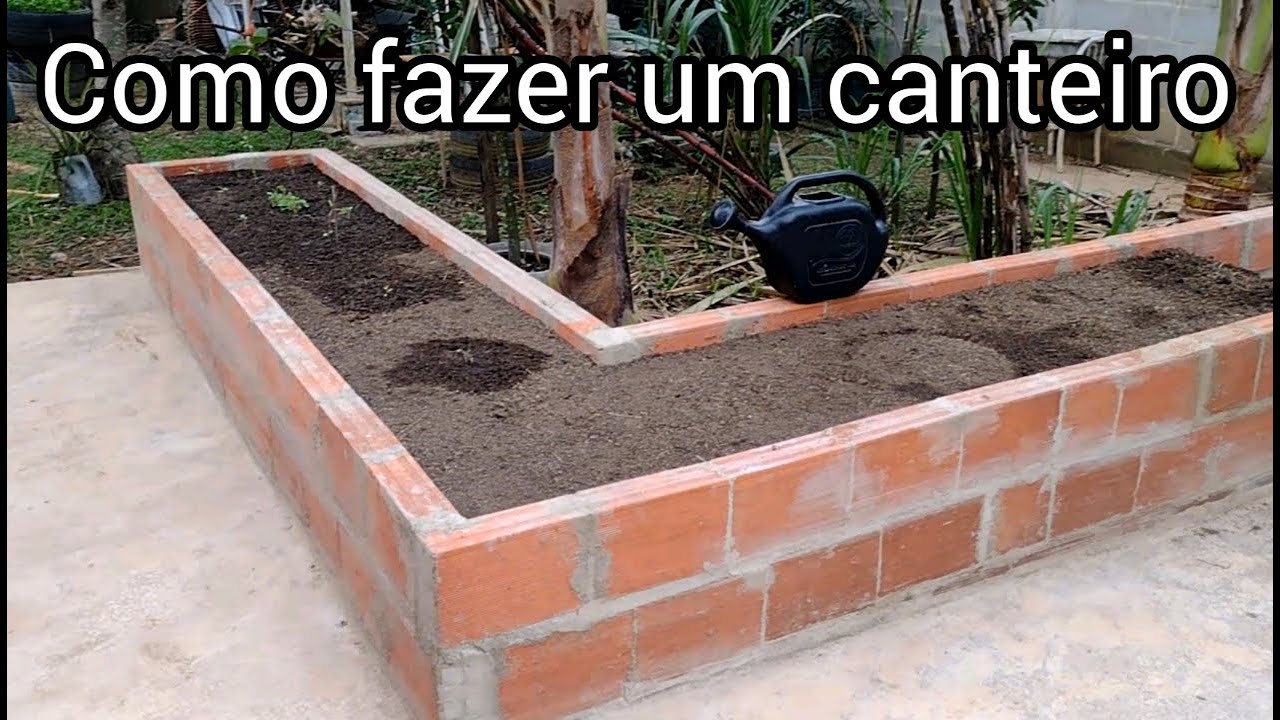 Como fazer um canteiro para horta em sua  casa