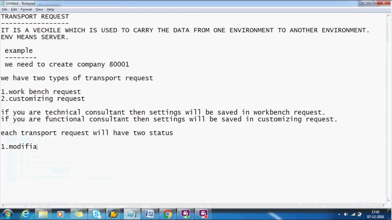 Transport Request Management In SAP