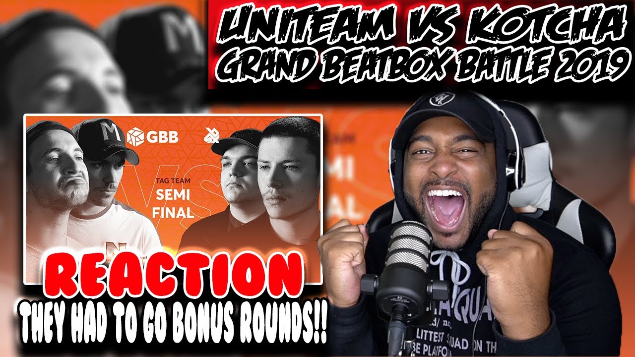 UNITEAM vs KOTCHA ( Grand Beatbox Battle 2019 ) Tag Team Semi Final | Reaction