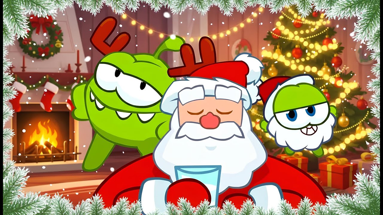 Om Nom Hikâyeleri 💚 Kar ve Yılbaşı Oyunları 🎄 Tüm Bölümler Arka Arkaya 🎁 | Super Toons TV Türkçe