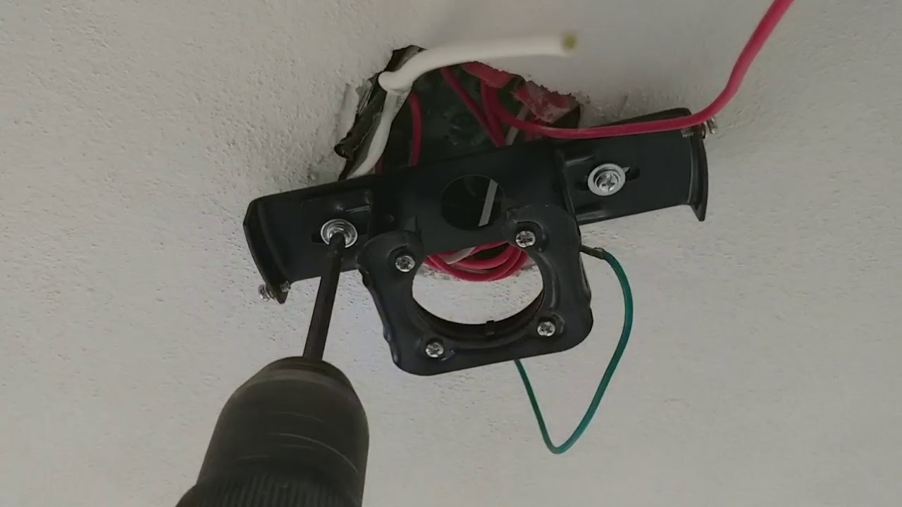 Como instalar ventilador de techo con apagador