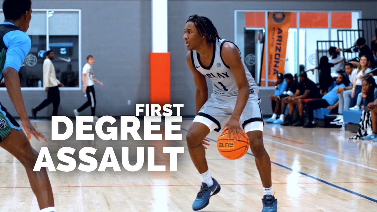 WOKE UP AND CHOSE VIOLENCE WITH THE RIM! Kamai Samuels | UPLAY Canada | EYBL Session 1 Highlights