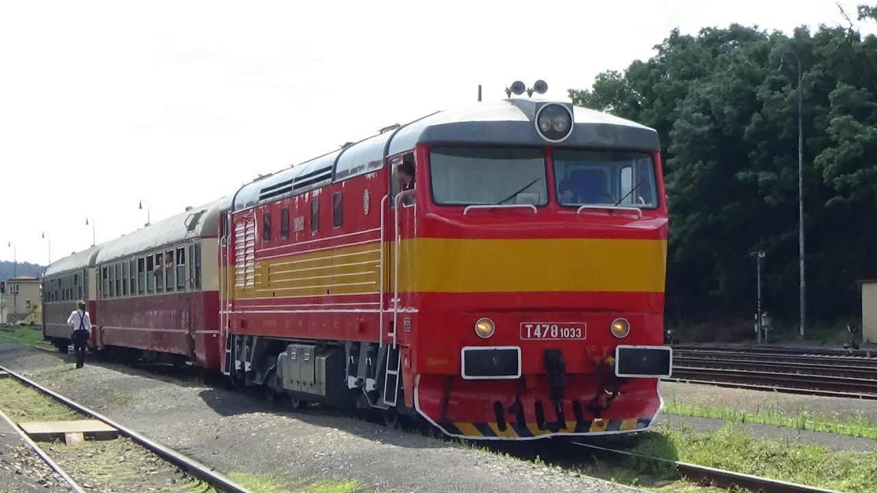 Rakovnický rychlík v Rakovníku 1.7.2023