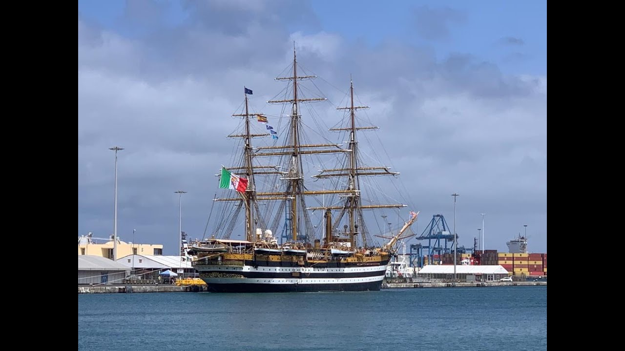 Nave Scuola AMERIGO VESPUCCI scalo a Gran Canaria 2023