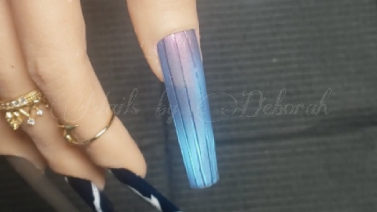 Watercolor And Cateye Gel Nail Polish #bornprettystore #bornprettynailart 