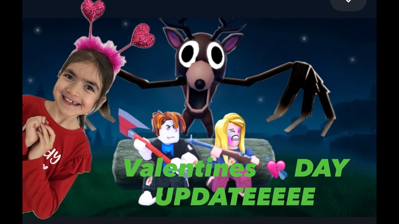Новое обновление ко Дню святого Валентина в игре 99 Nights in the Forest на Roblox.