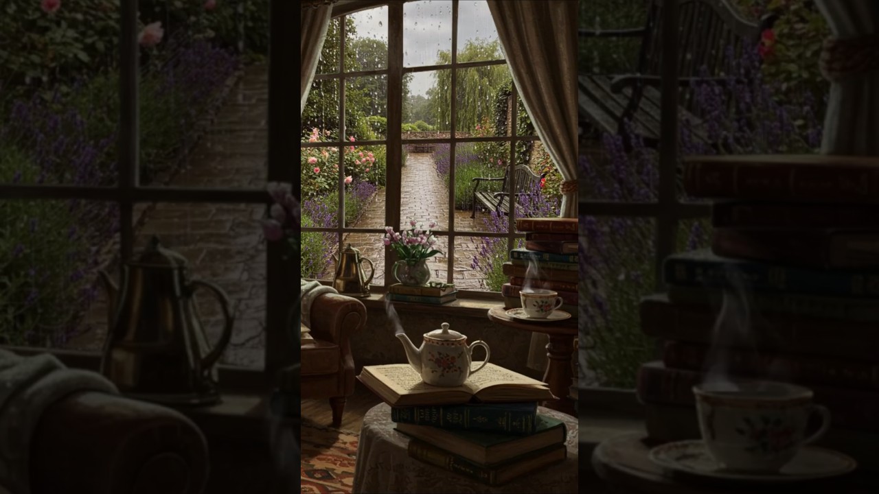 Fantasy Reading Ambience | Peaceful Rain Ambience 📖