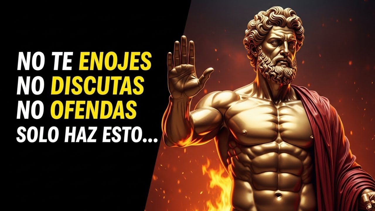 Haz ESTO y JAMÁS te ENOJARÁS ni MOLESTARÁS por NADA ni con NADIE | ESTOICISMO