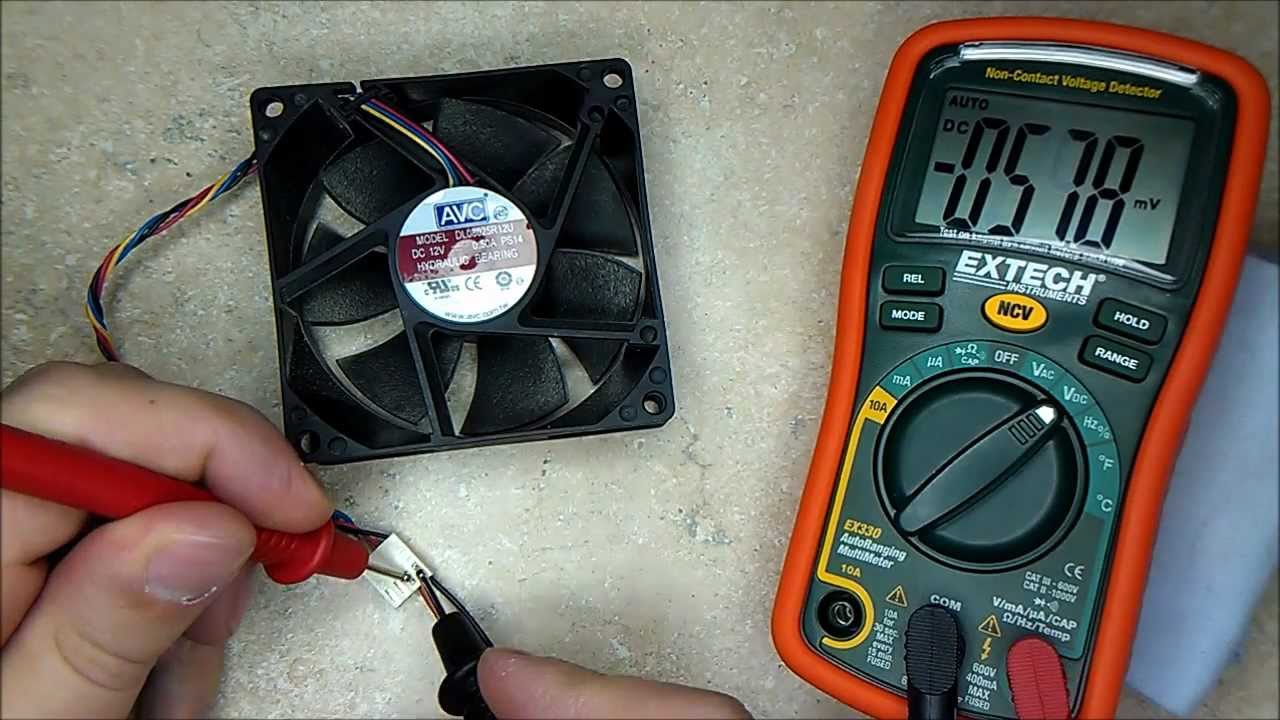 How to test a faulty? computer Fan.