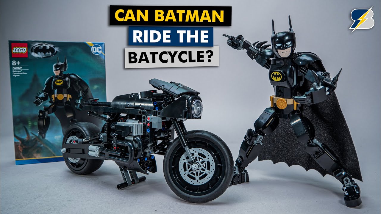 Can LEGO 76259 Batman ride the Technic Batcycle?