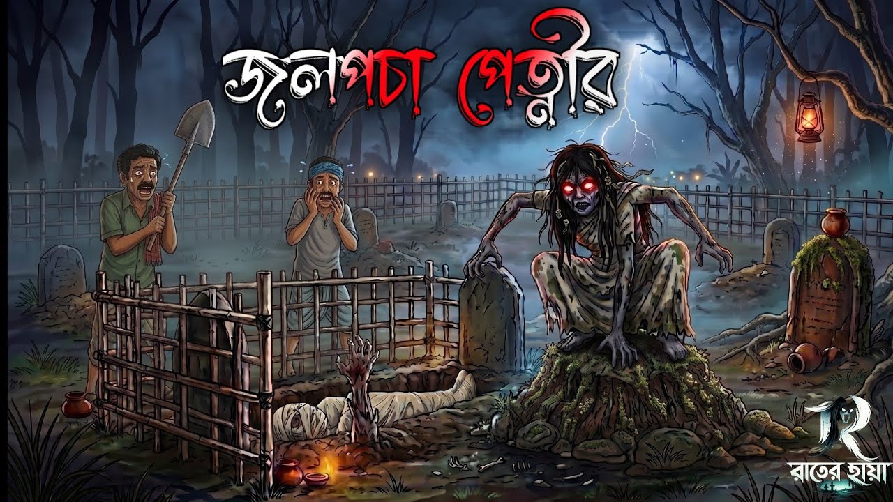 জলপচা পেত্নীর \\ Bangla bhuter cartoon \\ horror story @RaterChhayatv