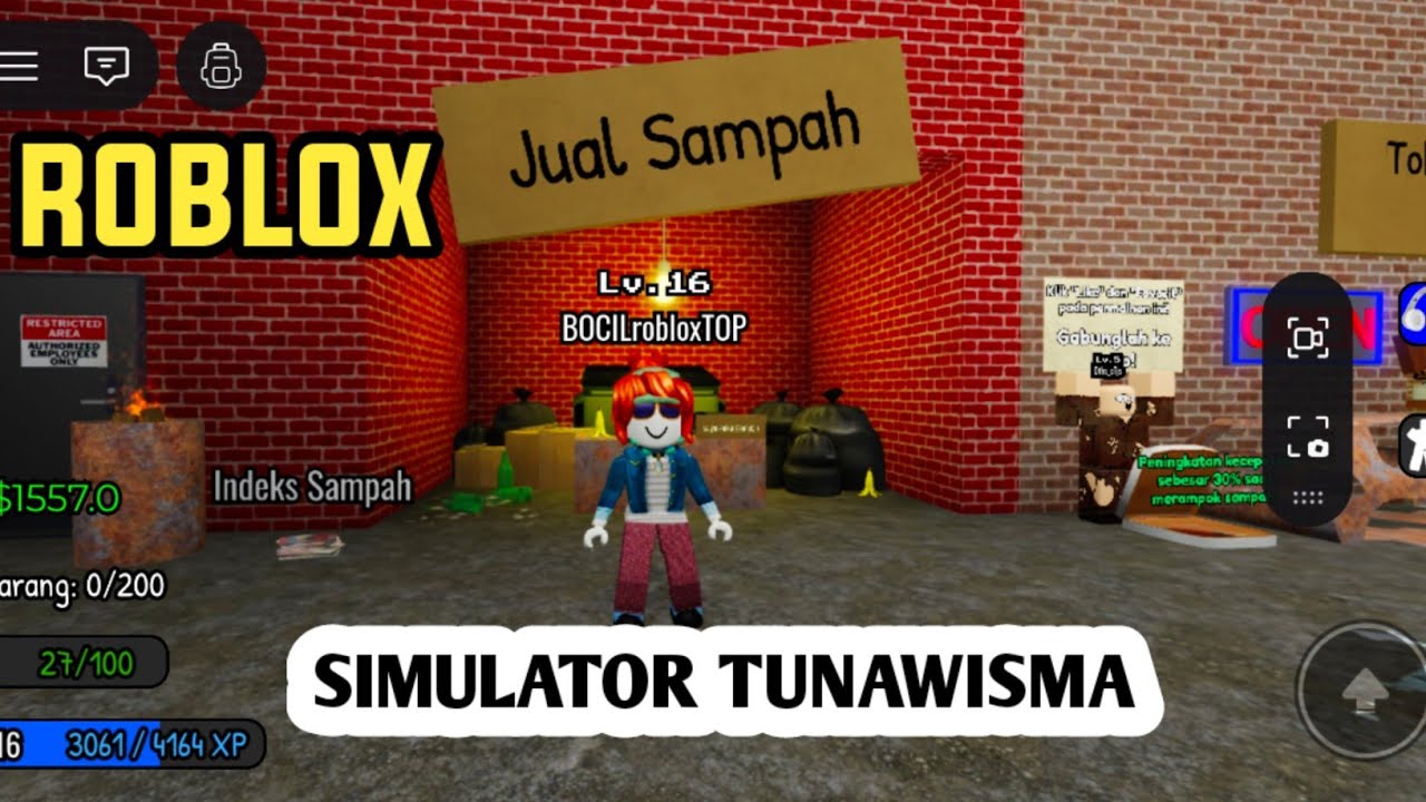 Roblox Simulator Tunawisma menjadi seorang gelandangan yang kaya raya