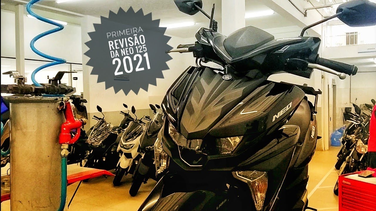 Revisão programada da Neo 125. 1000Km ou seis meses.