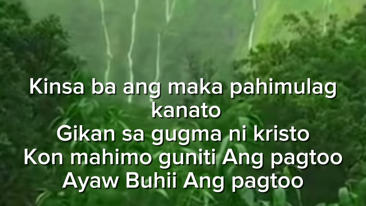 AYAW BUHII ANG GINOO(Minus one with lyrics)