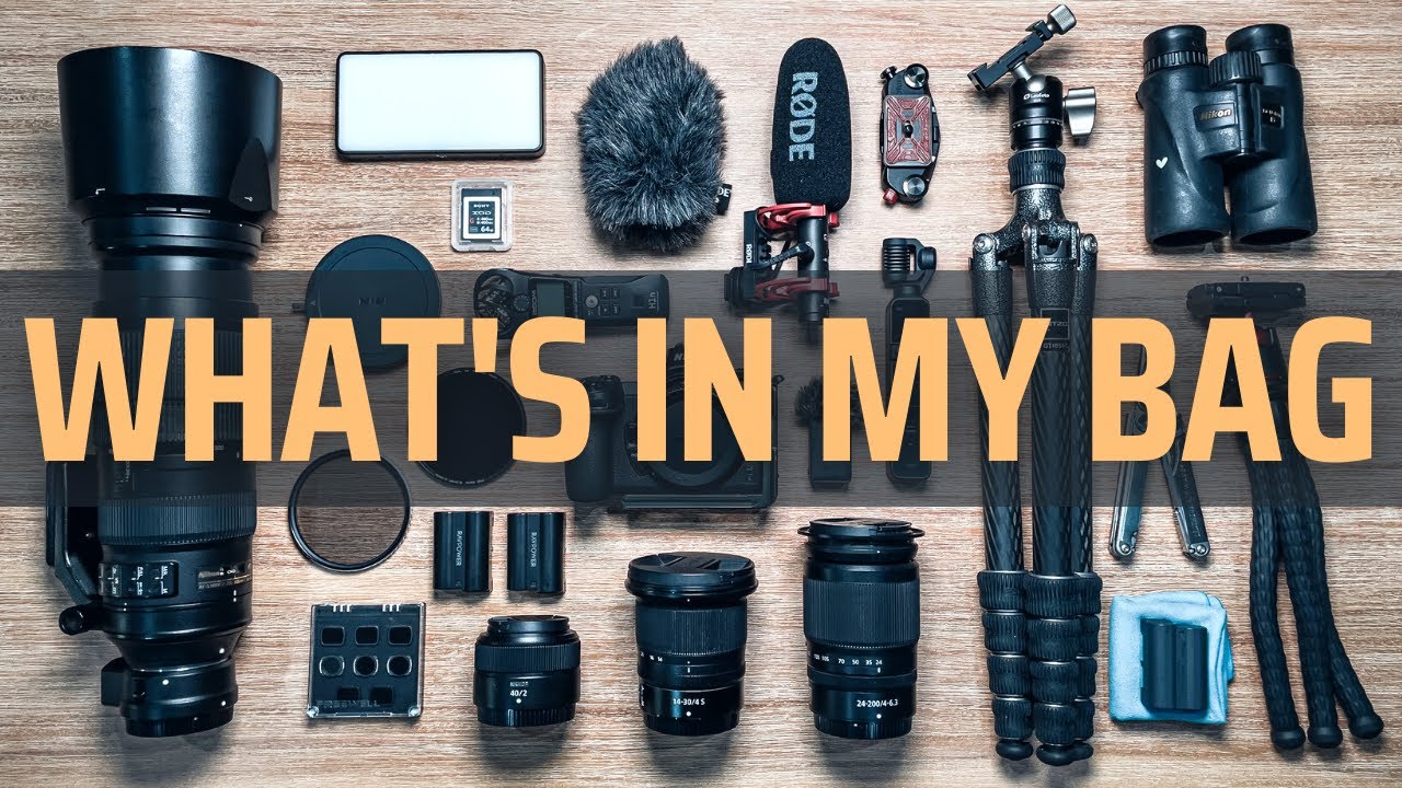 What’s IN MY BAG For Landscape & Wildlife Photography