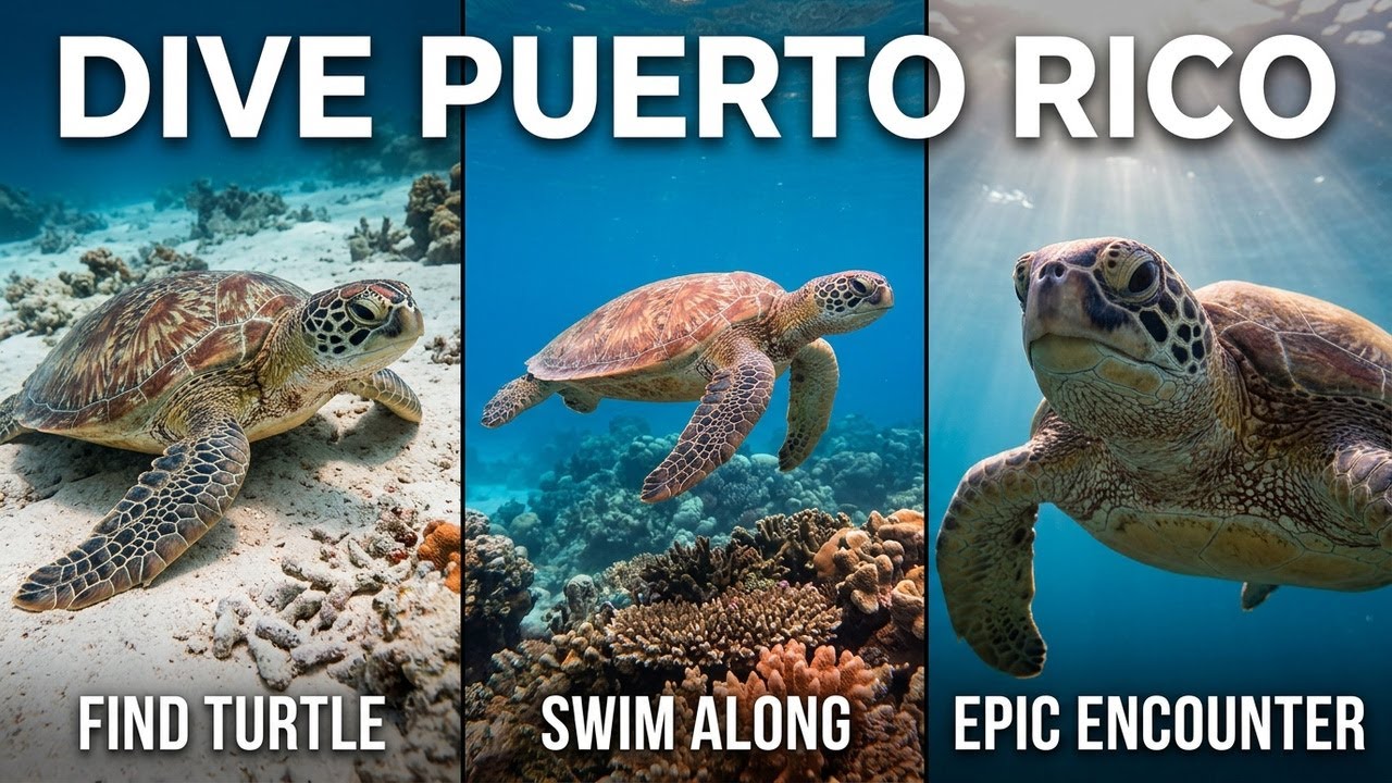 Marine Life SCUBA Dive Adventure in Puerto Rico | Sea Turtles & Fish
