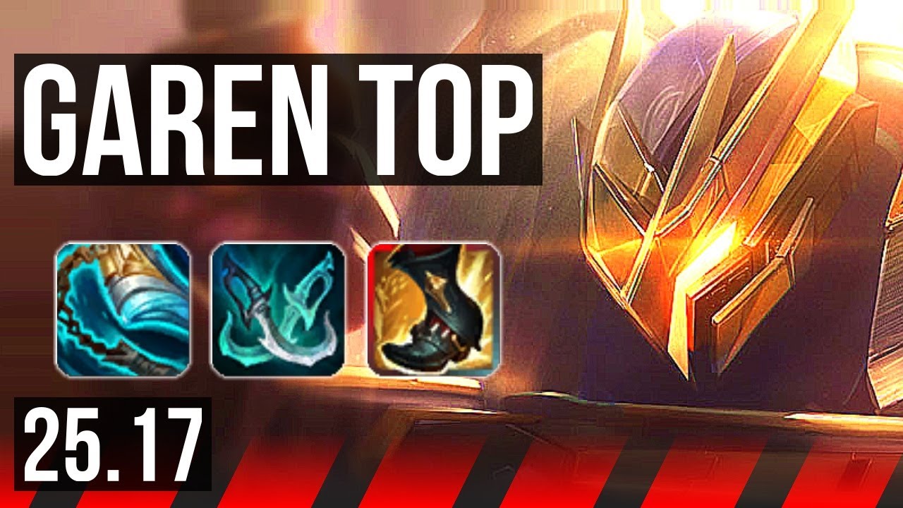 GAREN vs IRELIA (TOP) | 11/1/2, 6 solo kills, Godlike | EUW Diamond | 25.17