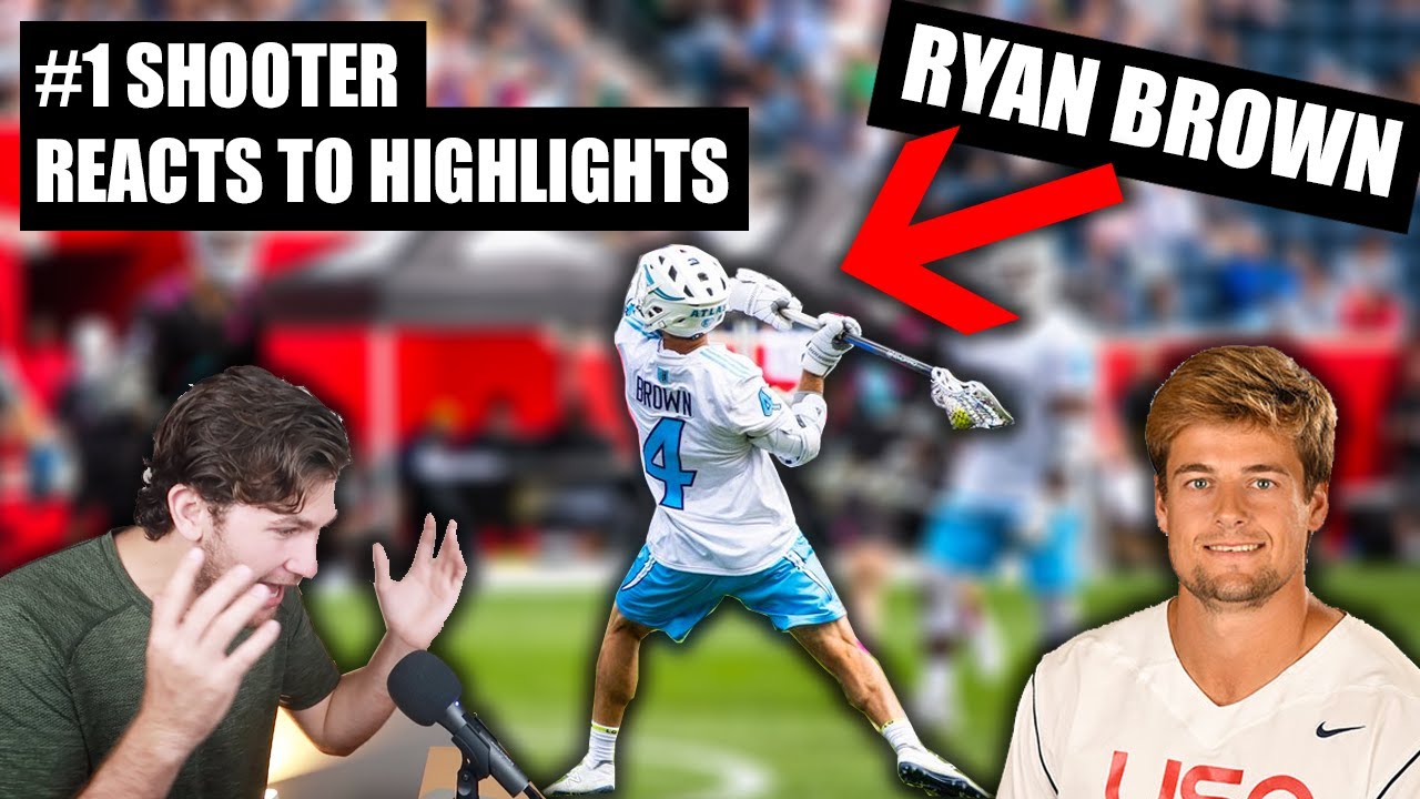 Ryan Brown REACTS TO His Own Highlights (#1 Lacrosse Shooter) | Reacting To Highlights Ep. 4