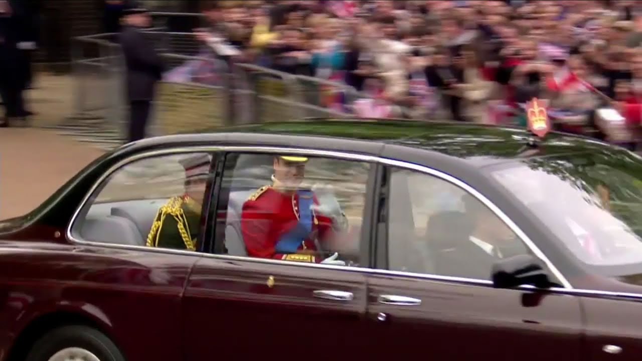 Prince William and Prince Harry leave Clarence House