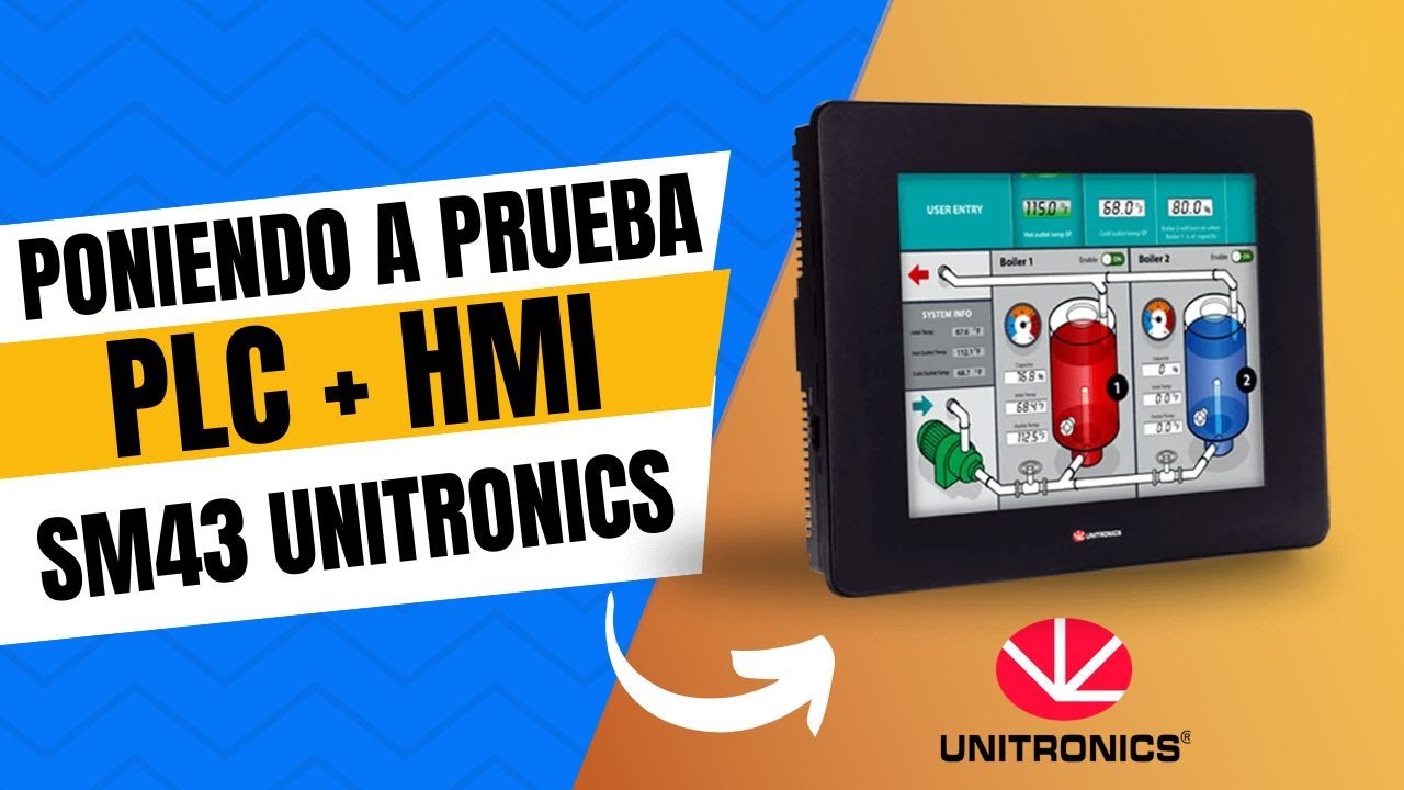 ¿Vale la pena el PLC HMI Unitronics SM43? Review + Programación real