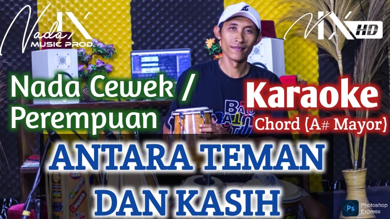 ANTARA TEMAN DAN KASIH KARAOKE - NADA CEWEK / PEREMPUAN - VERSI DANGDUT KOPLO - TRENDING FYP - NADA9