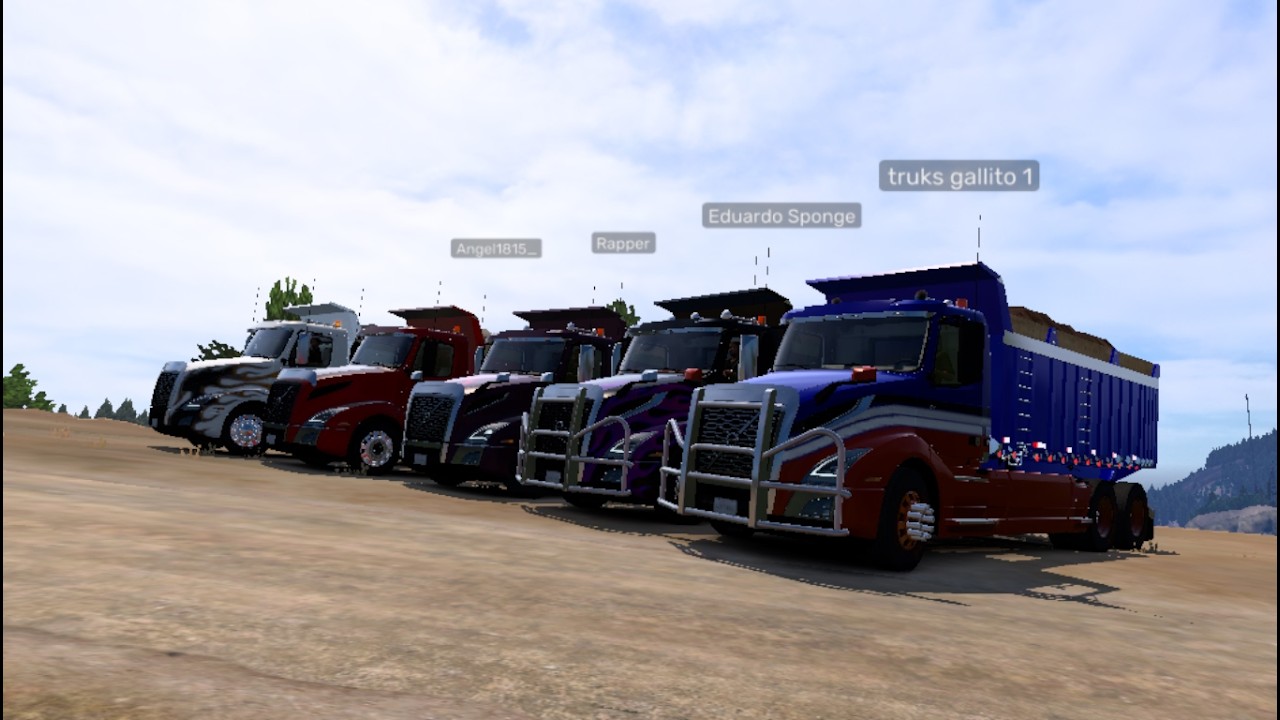 VOLVO VNL VOLTEO CONVOY RUTA  EXTREMAS  EN MEXICO /V1.57 #atsmods