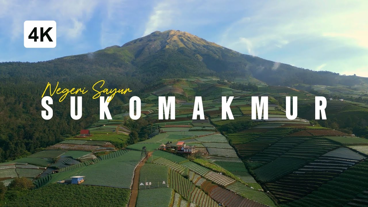 SUKOMAKMUR: One of the Most Beautiful Village in Indonesia | 4K Aerial Footage - ESPERG