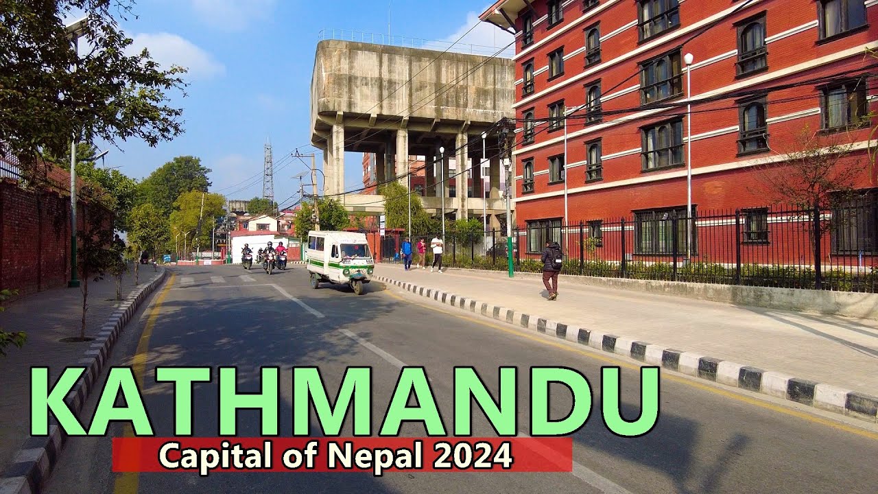 🇳🇵Kathmandu City During Rush Hour 4K Ride Anamnagar to Naxal - Capital of Nepal🇳🇵 2024