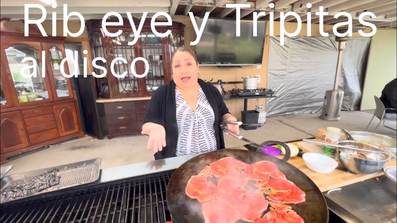 Cocinando Rib eye y Tripitas /  Martino’sClips 