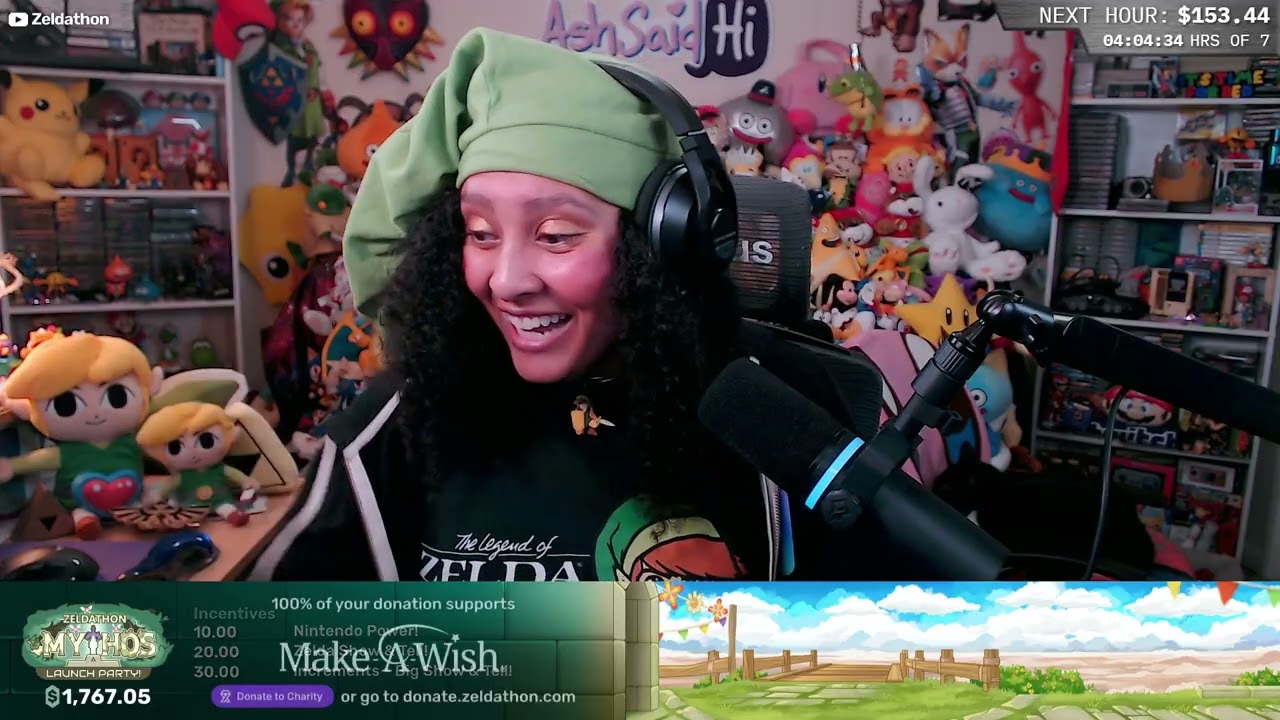 Showing off my collections for Donations! !z @zeldathon Mythos Launch Party!
