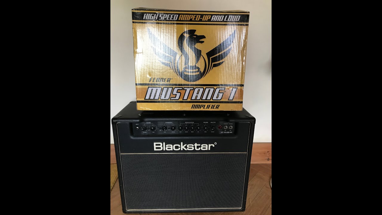 Blackstar HT Club 40 review + Fender Mustang unboxing