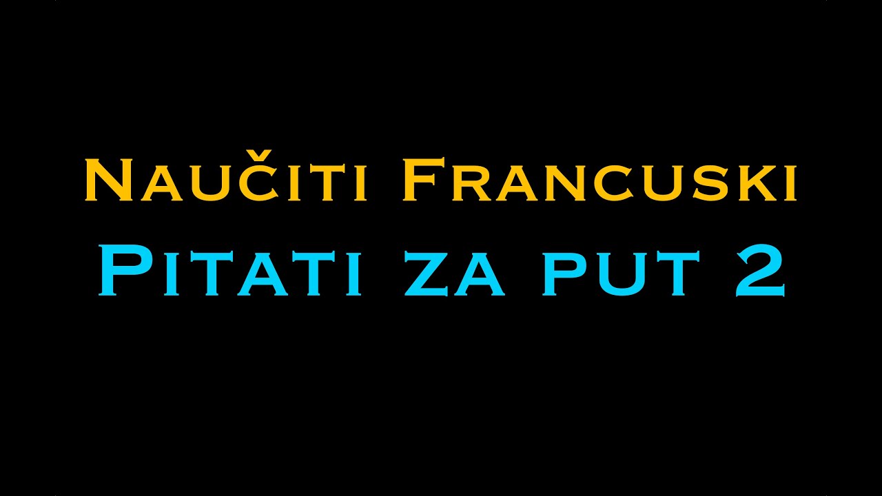 Pitati za put 2