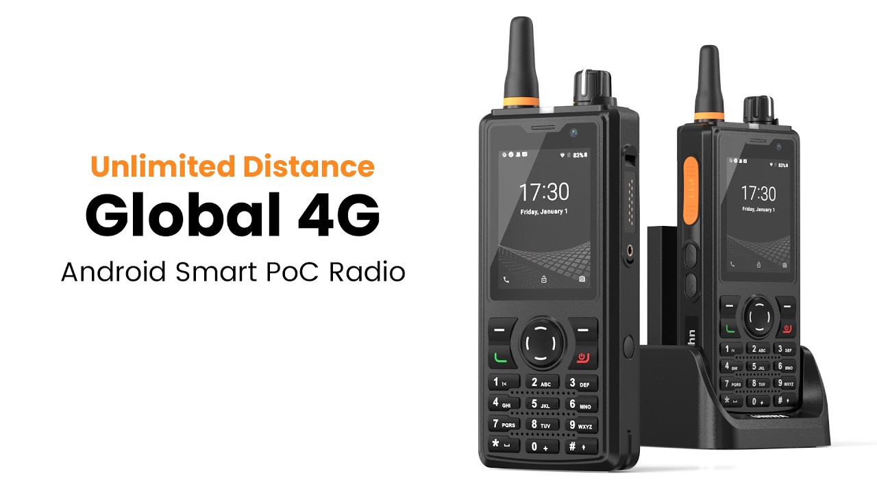 UNIWA F41 2.4 Inch Long Range Global 4G Mobile Android PoC Zello Walkie Talkie with SIM Card