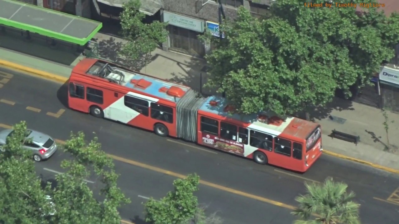 Buses in Santiago, Chile - Red Metropolitana de Movilidad