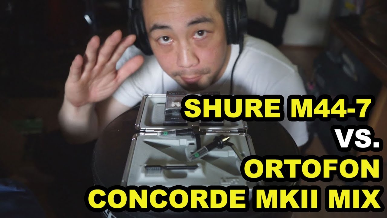 Too Much BASS??? Shure M44-7 vs. Ortofon Concorde MkII MIX